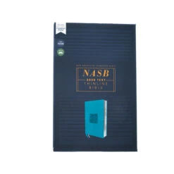 NASB 2020 Thinline Bible, Comfort Print–Soft Leather-look, Teal -Book Store 208 0064 1