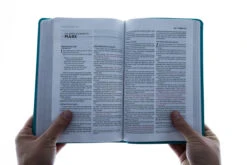 NASB 2020 Thinline Bible, Comfort Print–Soft Leather-look, Teal -Book Store 208 0064 4