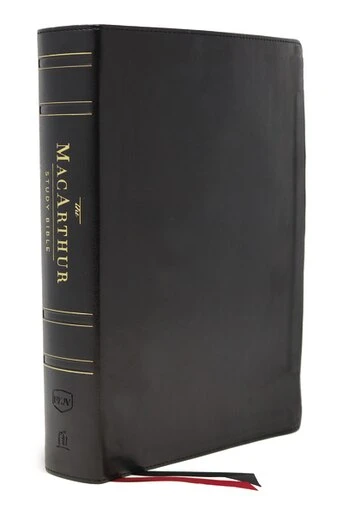 NASB MacArthur Study Bible Black Genuine Leather 1 NASB MacArthur Study Bible Black Genuine Leather
