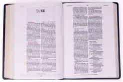 NIV Wide Margin Bible, Leathersoft, Navy -Book Store 210 0624 2 1
