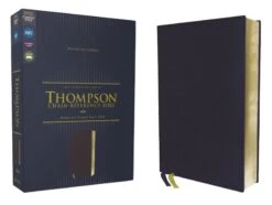NIV Thompson Chain-Reference Bible, Leathersoft, Navy