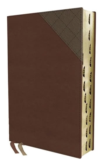 NIV Thinline Bible Leathersoft – Brown Thumb Indexed 1 NIV Thinline Bible Leathersoft – Brown Thumb Indexed