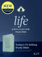 KJV Life Application Study Bible, Red Letter, Leatherlike, Floral
