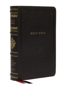 NKJV Personal Size Reference Bible, Sovereign Collection, Leathersoft, Black