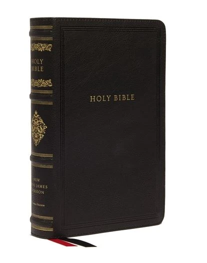 NKJV Personal Size Reference Bible, Sovereign Collection, Leathersoft, Black 1 NKJV Personal Size Reference Bible, Sovereign Collection, Leathersoft, Black