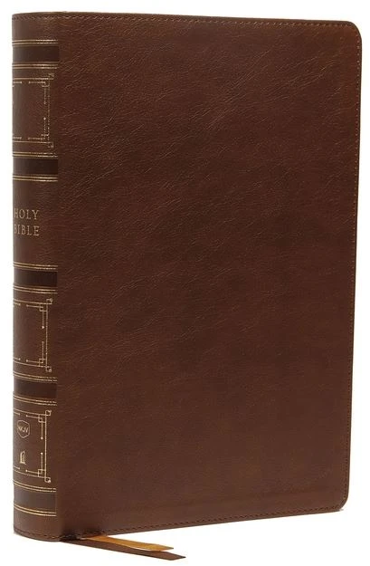 NKJV Single-Column Wide-Margin Reference Bible Brown Leathersoft 1 NKJV Single-Column Wide-Margin Reference Bible Brown Leathersoft