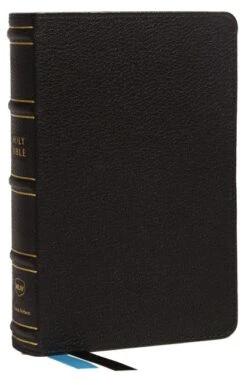 NKJV Compact Bible, MacLaren Series, Genuine Leather Black