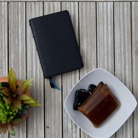 NKJV Compact Bible, MacLaren Series, Genuine Leather Black 3 NKJV Compact Bible, MacLaren Series, Genuine Leather Black - Image 3