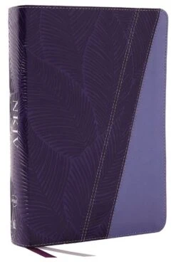 NKJV Study Bible, Leathersoft, Purple, Full-Color, Comfort Print