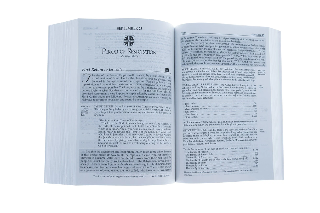 NLT The Daily Bible -Paperback 4 NLT The Daily Bible -Paperback - Image 4
