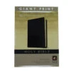 NLT2 Giant Print Bible-Black Bonded Leather Indexed