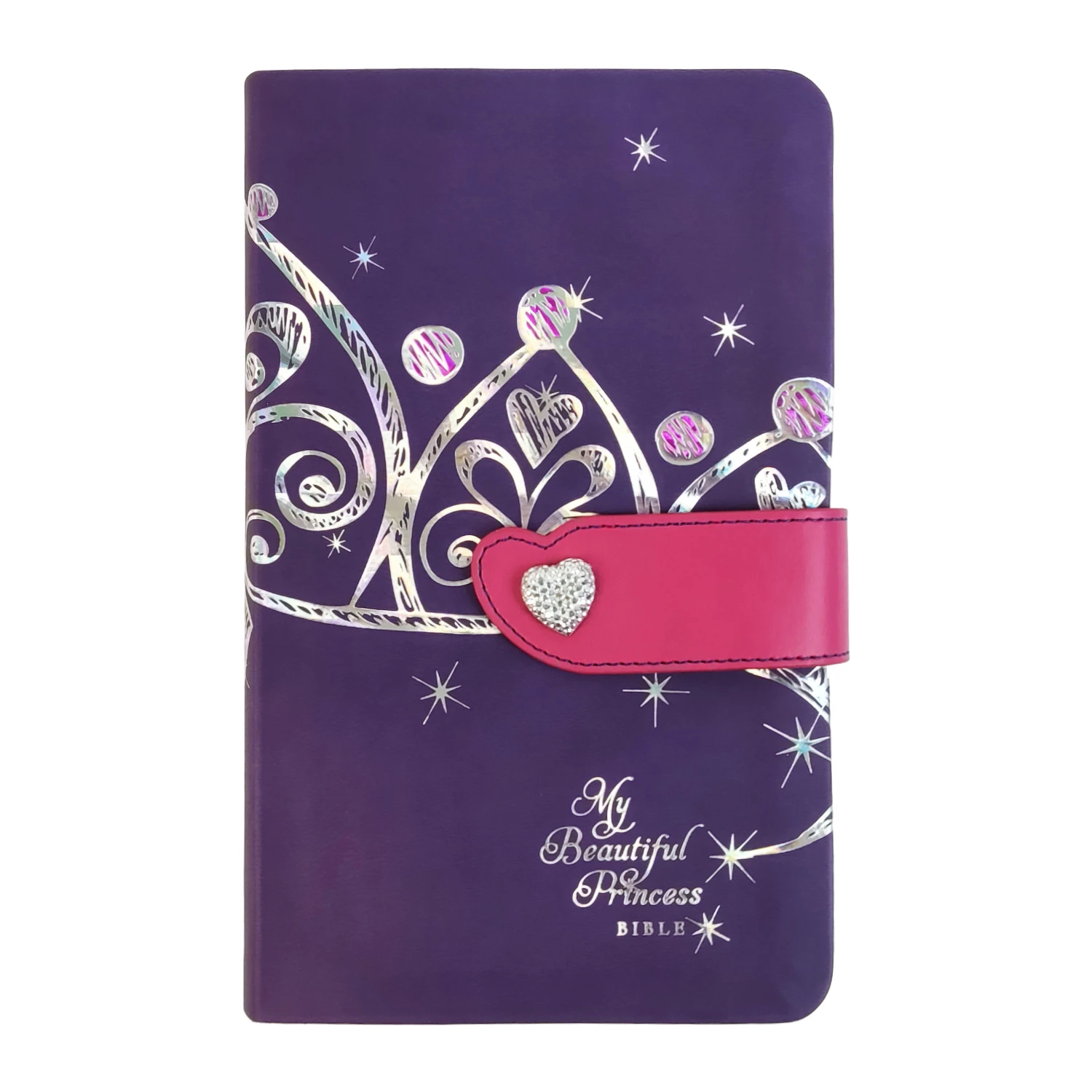 NLT2 My Beautiful Princess Bible-Purple Crown/Pink TuTone 2 NLT2 My Beautiful Princess Bible-Purple Crown/Pink TuTone - Image 2