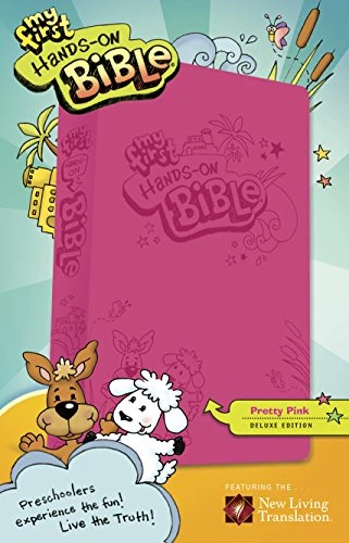 NLT2 My First Hands-On Bible-Pretty Pink LeatherLike 1 NLT2 My First Hands-On Bible-Pretty Pink LeatherLike