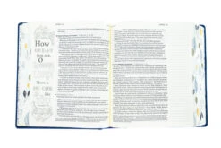 NLT2 One Year Chronological Bible Creative Expressions -Deluxe Blue Hardcover 7 NLT2 One Year Chronological Bible Creative Expressions -Deluxe Blue Hardcover -Book Store 212 0148 3