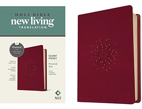 NLT Personal Size Giant Print Bible, Filament Enabled Edition (Red Letter, Leath 1 NLT Personal Size Giant Print Bible, Filament Enabled Edition (Red Letter, Leath