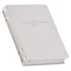 NLT White Full Grain Leather Spiritual Growth Bible