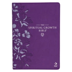 NLT Purple Faux Leather Spiritual Growth Bible