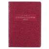 NLT Berry Faux Leather Spiritual Growth Bible