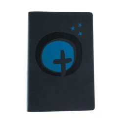 NLT Hands-On Bible Leatherlike, Dark Gray/Blue Cross -Book Store 212 1172 2 3