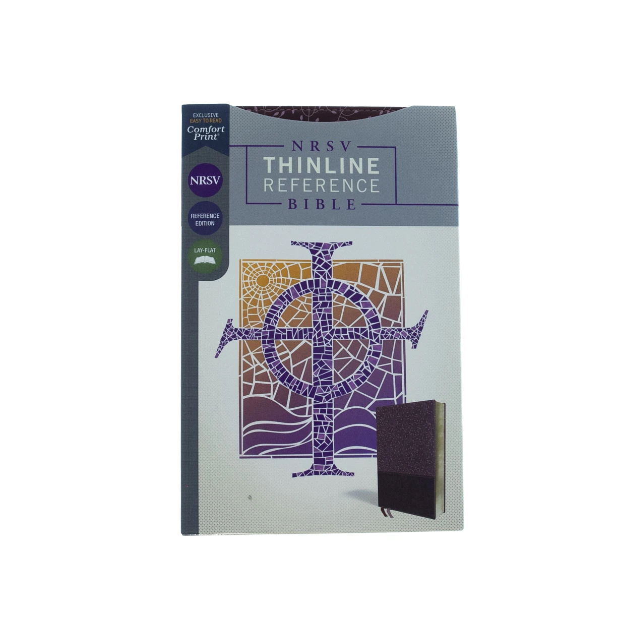 NRSV, Thinline Reference Bible, Leathersoft, Burgundy 2 NRSV, Thinline Reference Bible, Leathersoft, Burgundy - Image 2