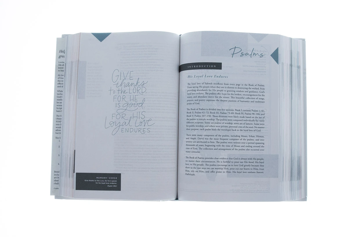 NET, Love God Greatly Bible, Hardcover, Comfort Print 3 NET, Love God Greatly Bible, Hardcover, Comfort Print - Image 3