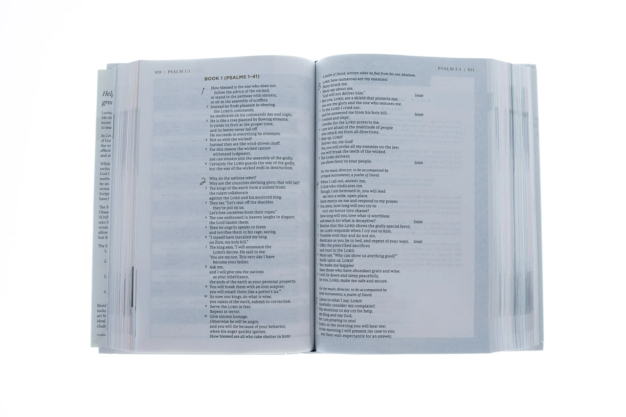 NET, Love God Greatly Bible, Hardcover, Comfort Print 6 NET, Love God Greatly Bible, Hardcover, Comfort Print - Image 6