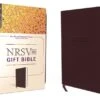 NRSVUE Gift Bible, Leathersoft, Burgundy, Comfort Print