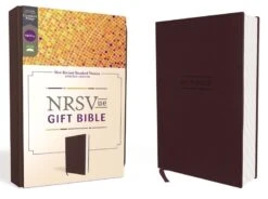 NRSVUE Gift Bible, Leathersoft, Burgundy, Comfort Print