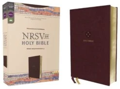 NRSVUE Holy Bible, Leathersoft, Burgundy, Comfort Print