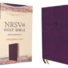 NRSVUE Holy Bible, Personal Size, Leathersoft, Purple, Comfort Print