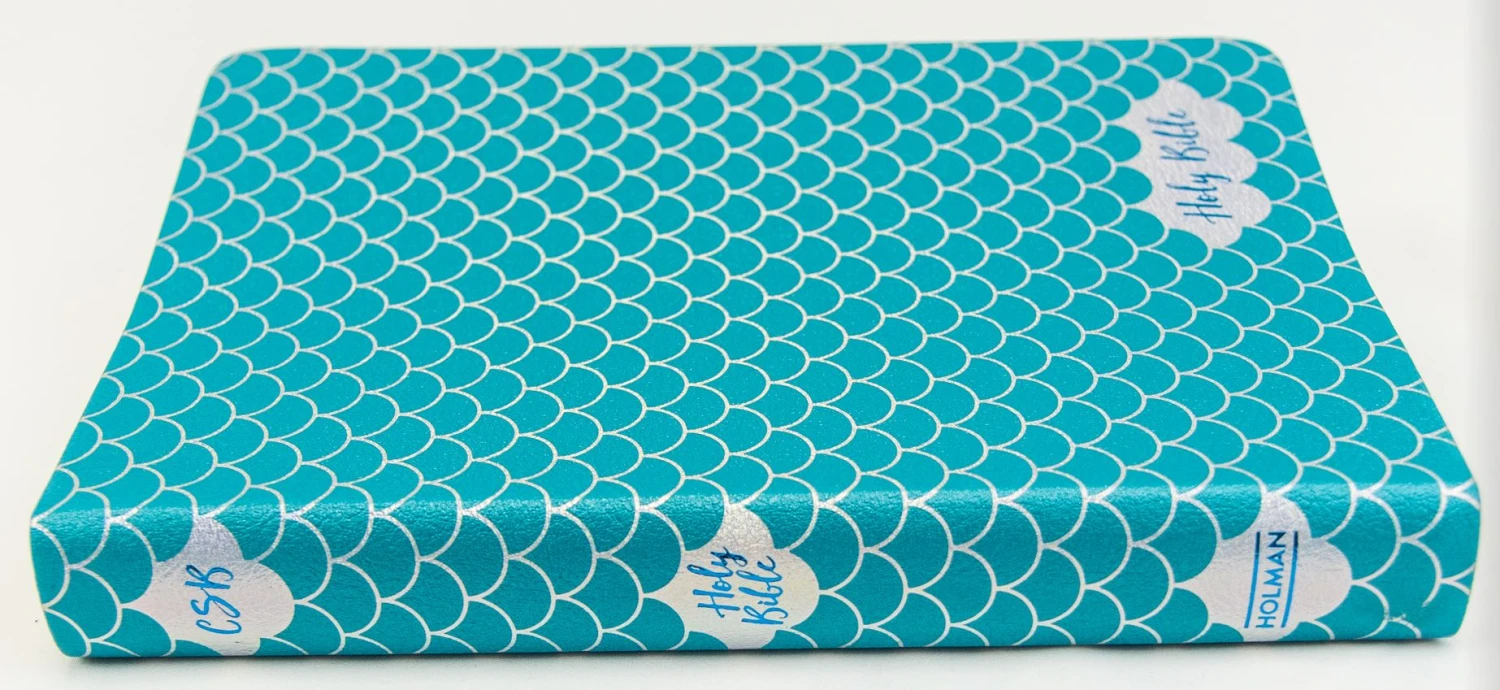 CSB Kids Bible, Thinline Edition, Aqua Leathertouch 5 CSB Kids Bible, Thinline Edition, Aqua Leathertouch - Image 5
