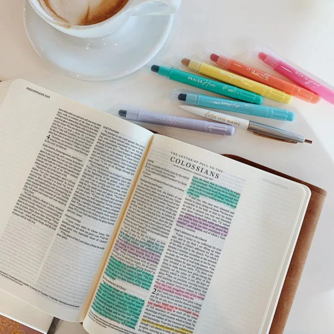 Pastel Bible Highlighter Set 4 Pastel Bible Highlighter Set - Image 4